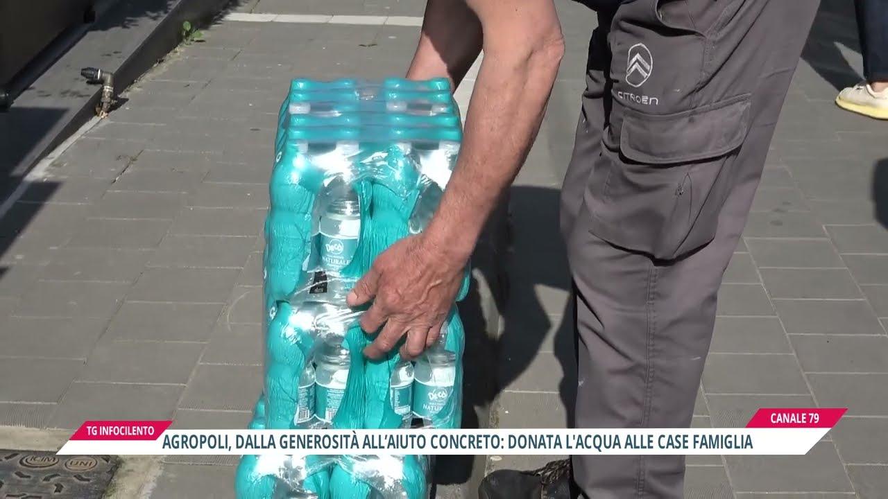 Agropoli non si ferma, la solidarietà va oltre il corteo: donata acqua alle case famiglia