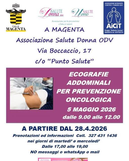 L’Associazione Salute Donna ODV, propone un nuovo calendario di appuntamenti dedicati alla salute e alla prevenzione onc...