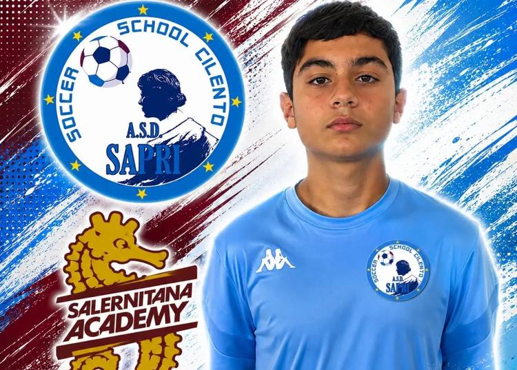 Giovanni Bruno della Sapri Soccer School in prova con la Salernitana Under 17