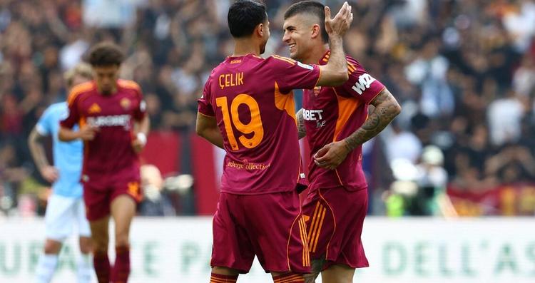 Derby Roma-Lazio 2-0: i giallorossi a un passo dal sogno Champions con una doppietta di Mancini