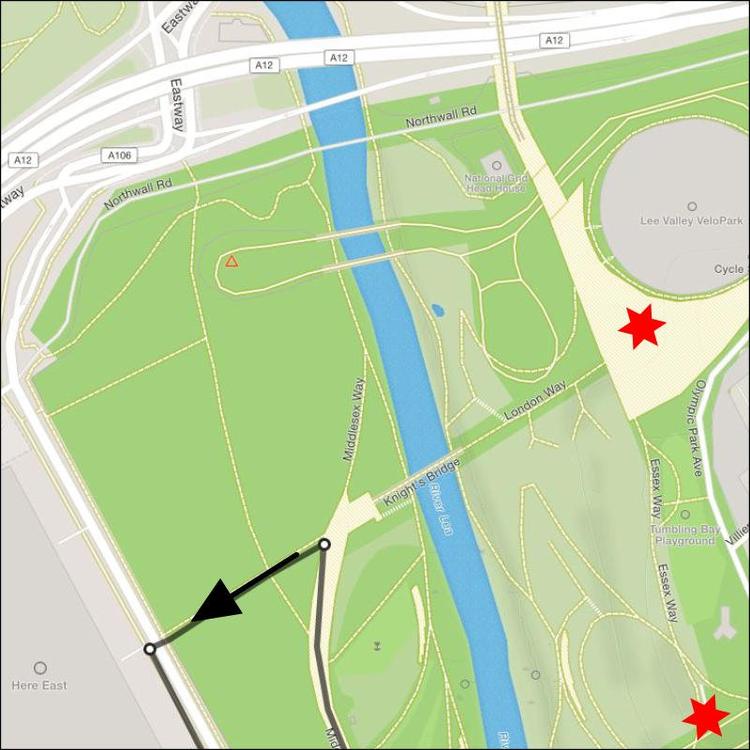 Part 9 of the London Cycle Canary Wharf & Olympic Park around Olympic Park to Velopark