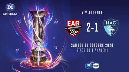 D1 Arkema, J7  EA Guingamp - Le Havre AC (2-1)