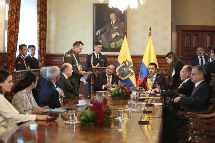 Gustavo Petro & Daniel Noboa.