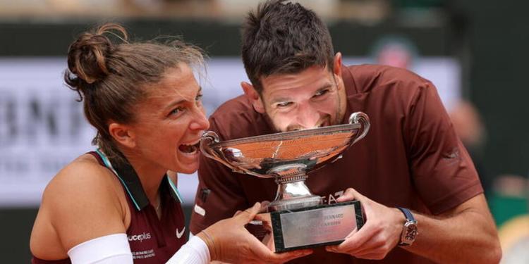 Sara Errani e Andrea Vavassori sono ancora campioni al Roland Garros di Parigi