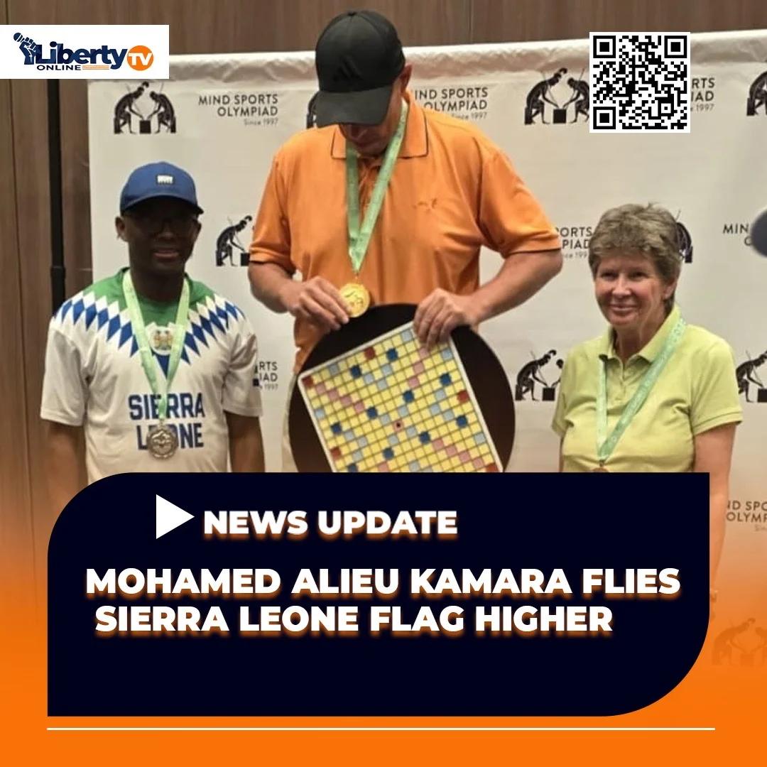 Mohamed Alieu Kamara Flies Sierra Leone Flag Higher
