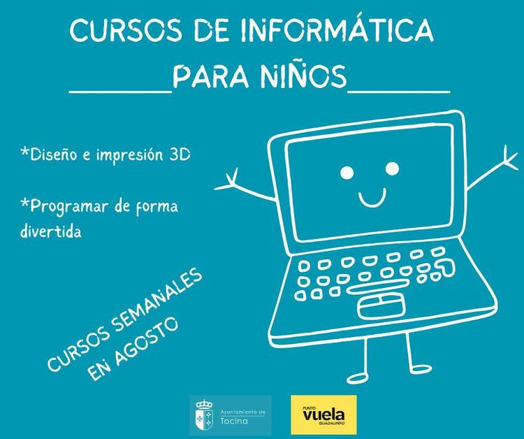 CURSOS DE INFORMÁTICA DE LA SEMANA QUE VIENE Diseño e impresión 3D y Programación por bloques son los cursos que se impa...