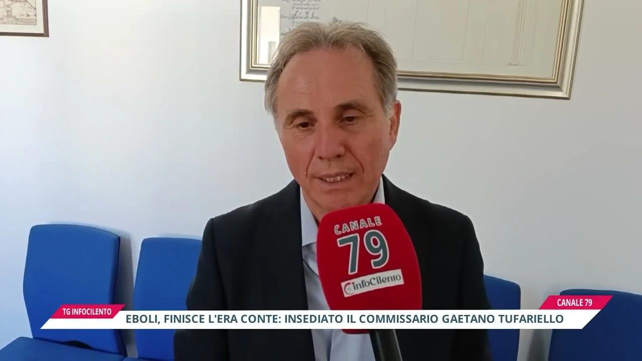 Eboli, finisce l’era Conte: insediato il commissario prefettizio Gaetano Tufariello