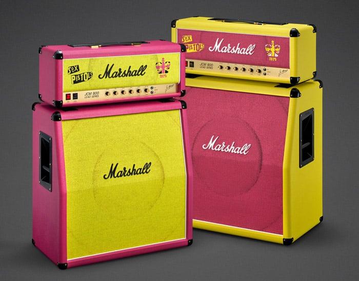 Marshall e Steve Jones lançam amplificadores comemorativos personalizados do Sex Pistols