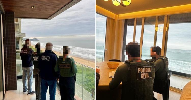 Apartamento em praia famosa de Itajaí é alvo de operação que investiga crimes no mercado de combustíveis