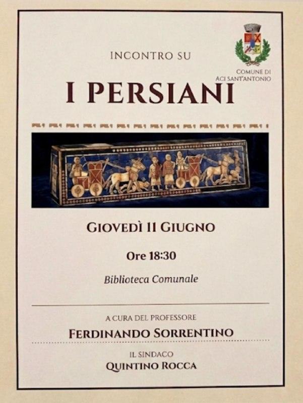 📚 𝗚𝗜𝗢𝗩𝗘𝗗𝗜' 𝟭𝟭 𝗟'𝗜𝗡𝗖𝗢𝗡𝗧𝗥𝗢 𝗦𝗨 "𝗜 𝗣𝗘𝗥𝗦𝗜𝗔𝗡𝗜" 𝗗𝗜 𝗘𝗦𝗖𝗛𝗜𝗟𝗢 🎭 Torna l'appuntamento sulle...