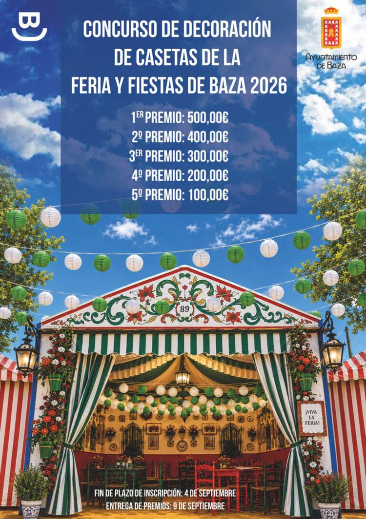 Convocado el Concurso de Decoración de Casetas de la Feria de Baza 2026