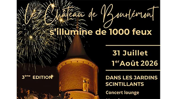 Soirée 1000 feux au château de Bourlémont