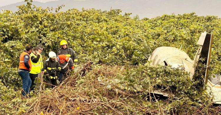 Vídeo: avião que caiu em Navegantes pertencia a empresário e seguia para Curitiba