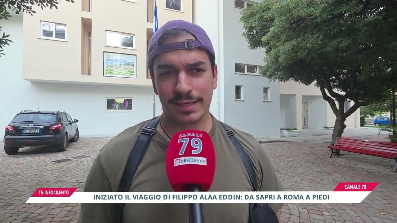 Sapri-Roma a piedi: ecco l’impresa di Filippo Alaa Eddin