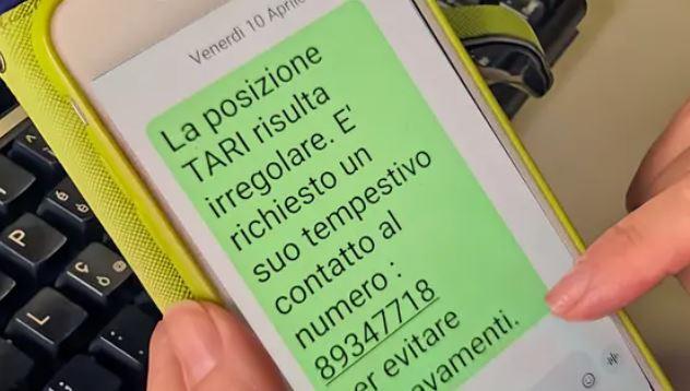Attenzione agli SMS fraudolenti relativi al pagamento TARI