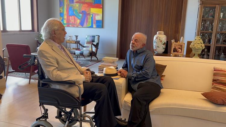 Lula visita José Sarney após ato de campanha em São Luís