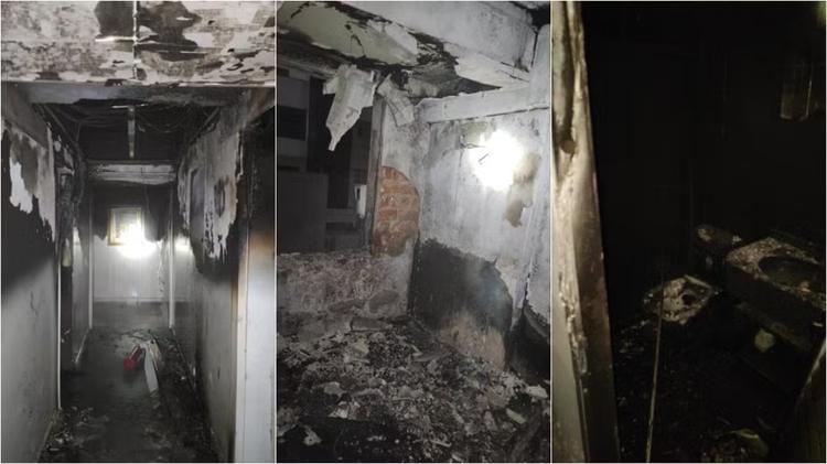Hóspede é preso por causar incêndio que deixou feridos em hotel de Chapecó