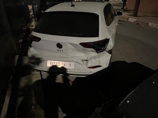 أسفر عن خسائر مادية كبيرة.. گارديان يتسبب في حادث اصطدام ثلاث سيارات بمراكش +صور