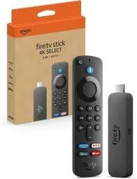 the Amazon Fire TV Stick 4K Select with its packaging