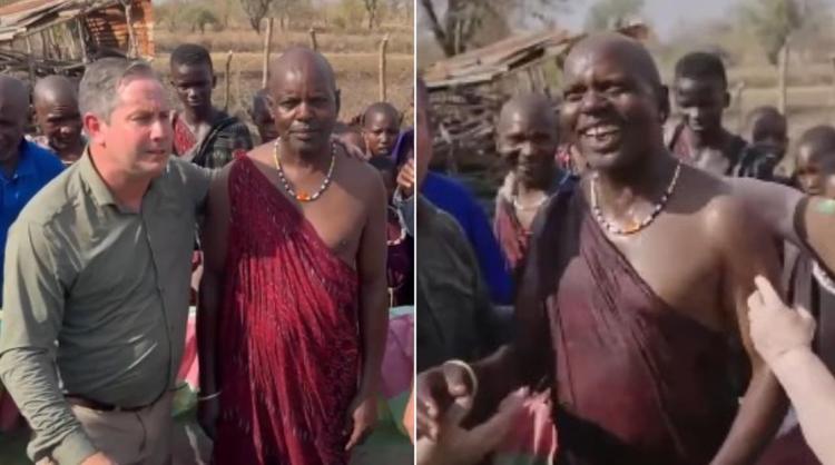 Missionário brasileiro batiza rei de tribo na Tanzânia: “Sepultou o velho homem”