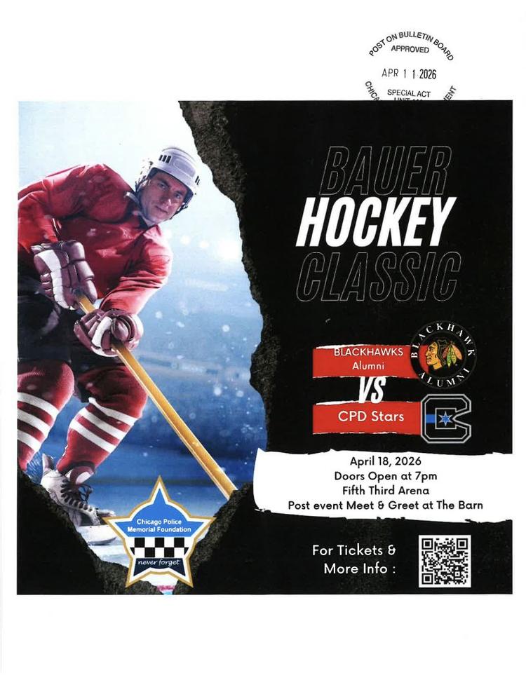 CPMF BAUER Hockey Classic – Blackhawks alumni vs CPD Stars