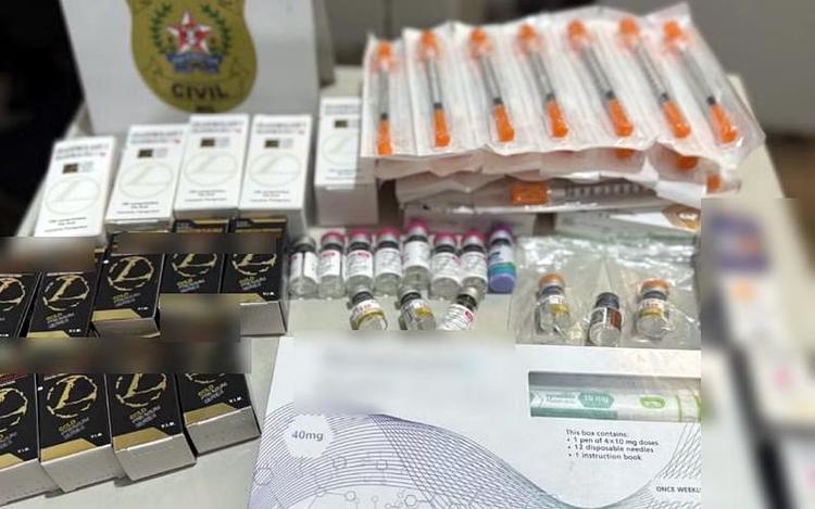 Polícia Civil apreende medicamentos para emagrecimento e hormônios vendidos irregularmente em Passos, MG