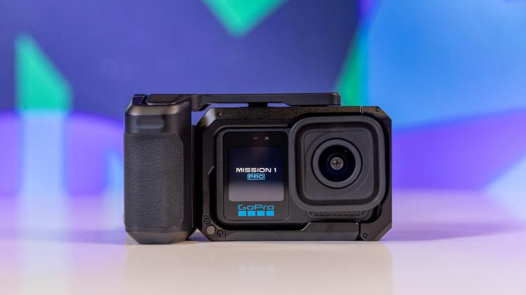 gopro mission 1 pro in new point and shoot mount