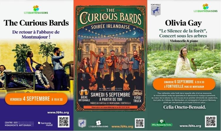 FESTIVAL LES 4 SAISONS : UN WEEK-END DE RENTRÉE ENTRE BAROQUE, IRLANDE ET FORÊT