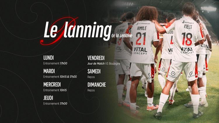 Le programme de la semaine