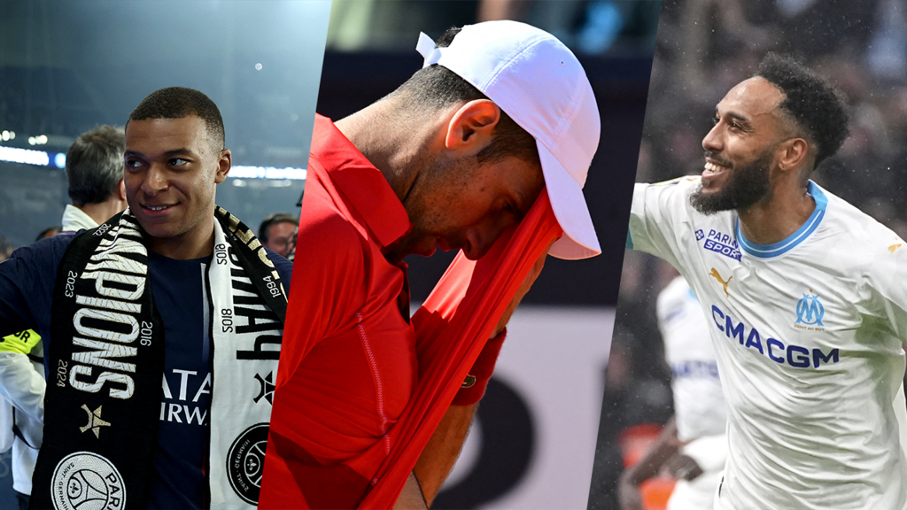 Adieux de Mbappé au Parc, Djokovic assommé, Aubameyang récompensé... Les infos sport du week-end