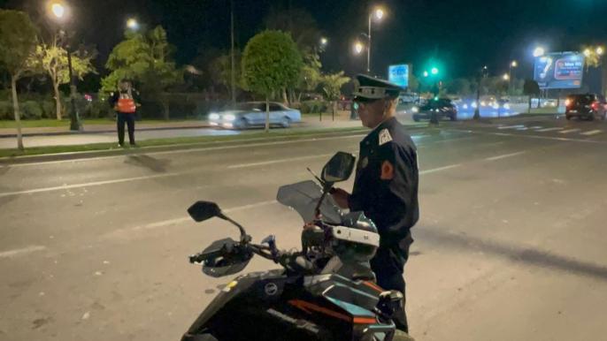 حجز 3 سيارات و4 دراجات في حالة تلبس بالسياقة الاستعراضية بوسط مراكش