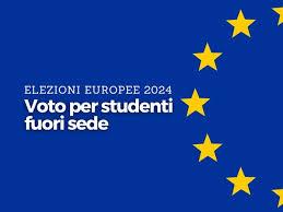 Elezioni Europee 2024 - domanda di ammissione voto studenti fuori sede