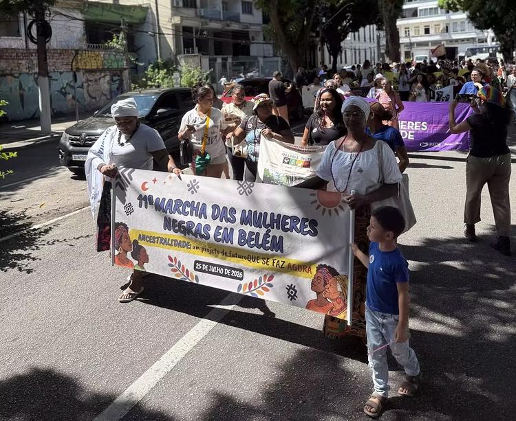 Marcha das Mulheres Negras ocupa ruas de Belém em defesa de direitos e da democracia