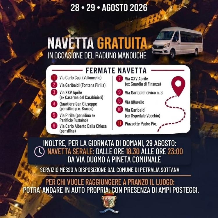 ⚠️ COMUNICAZIONE IMPORTANTE ⚠️ ​In rispetto del Lutto Cittadino proclamato per la giornata di Sabato 29 Agosto, il progr...