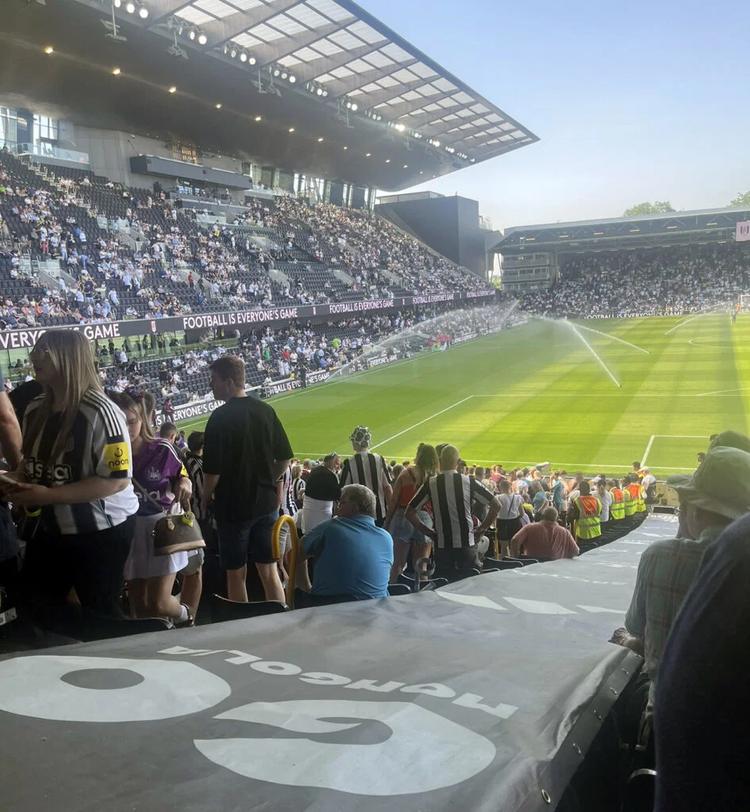 Newcastle United Fans Craven Cottage Fulham May 2026