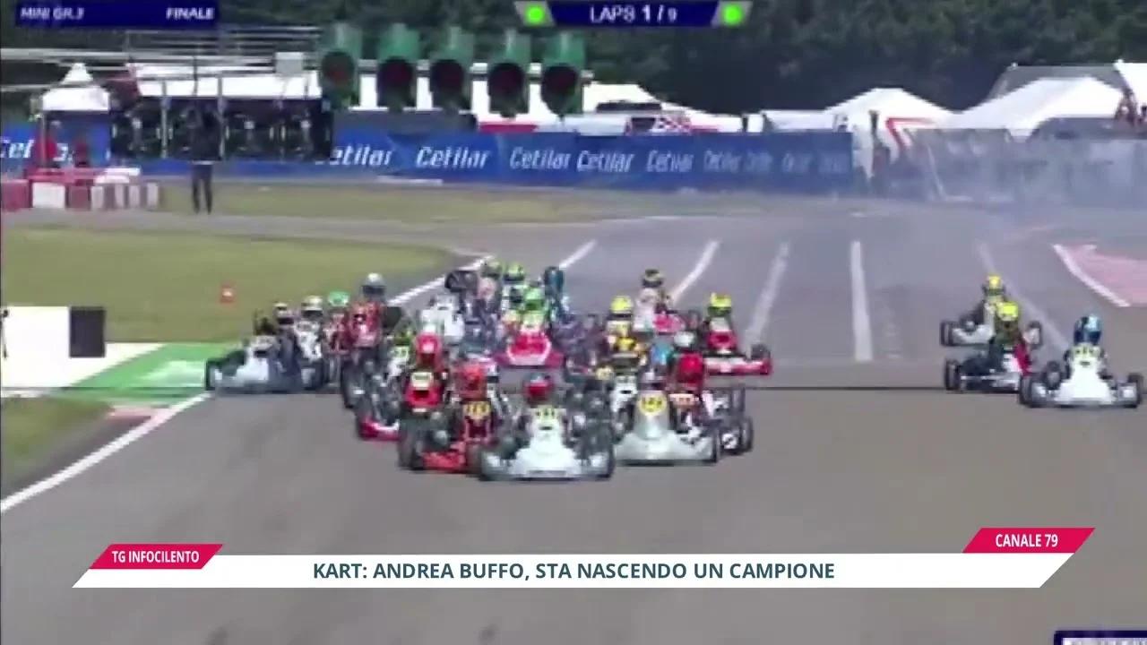 Il talento cilentano Andrea Buffo vola nel karting internazionale