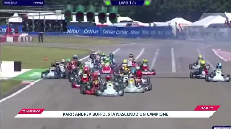 Il talento cilentano Andrea Buffo vola nel karting internazionale