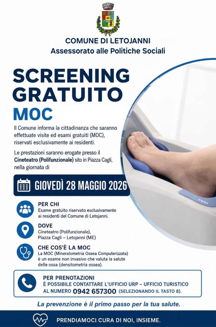 🩺PRIMAVERA DELLA PREVENZIONE Visto l'alto numero di richieste pervenute, siamo lieti di comunicare che è stata aggiunta...