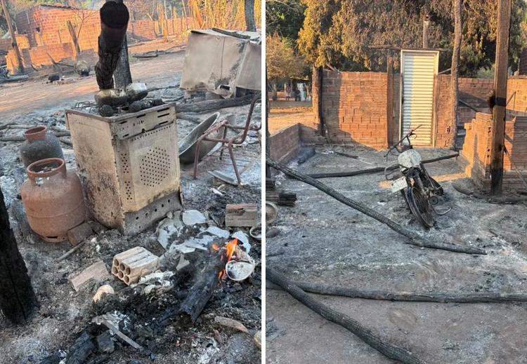 Incêndio destrói 38 casas em aldeia indígena na Ilha do Bananal