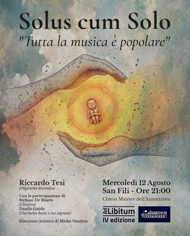 𝐒𝐅𝐓𝐌 𝟐𝟎𝟐𝟔 | 𝐀𝐝 𝐋𝐢𝐛𝐢𝐭𝐮𝐦 – 𝐒𝐨𝐥𝐮𝐬 𝐜𝐮𝐦 𝐒𝐨𝐥𝐨 Prosegue il percorso culturale del Festival San Fil...
