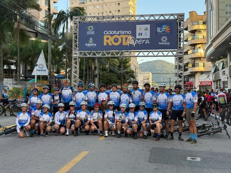 Rota da Tapera reúne mais de 500 participantes e movimenta o cicloturismo em Itapema