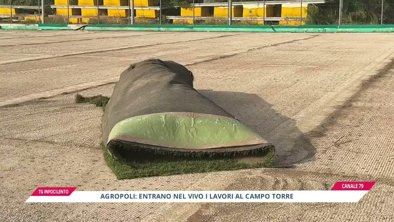 Agropoli, al via il restyling dello stadio “Gianfranco Torre”: entrano nel vivo i lavori