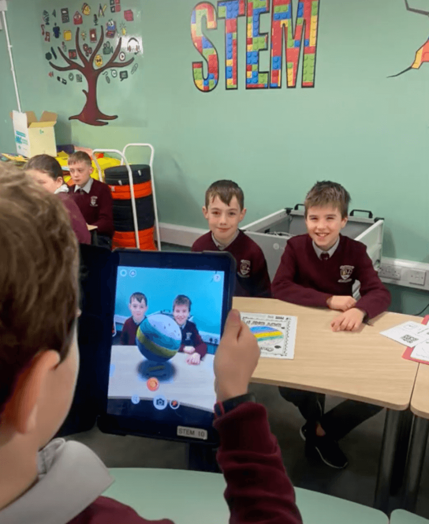 Augmented Reality for World Book Day 4th class