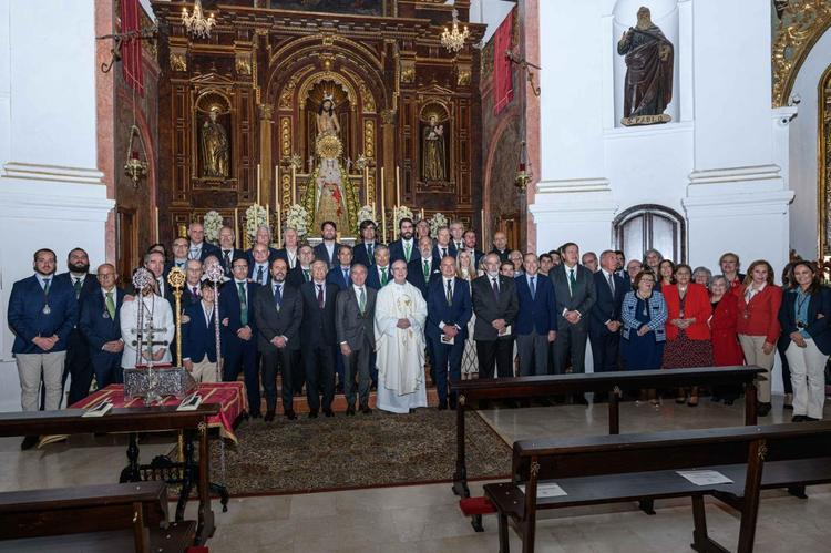 75 aniversario de Nuestra Señora de Gracia y Esperanza como cotitular de la cofradía de los Estudiantes (Iglesia Santo Cristo de la Salud-Málaga)