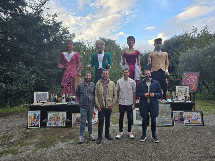 Els gegants de Xavier Cugat i la seva musa tornaran als carrers de Girona després de vint anys durant les Fires de Sant Narcís