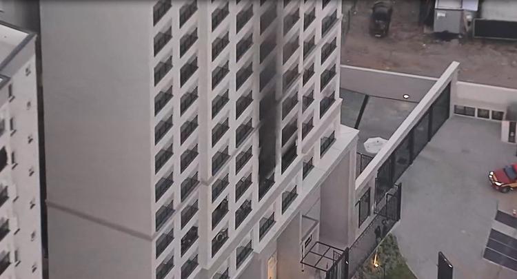 Incêndio atinge prédio residencial na Vila Sônia, Zona Oeste de São Paulo
