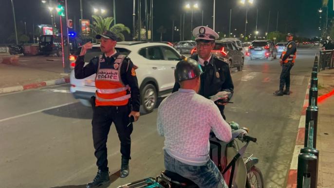 حملة أمنية لمواجهة مخالفات المرور والسياقة الاستعراضية بوسط مراكش