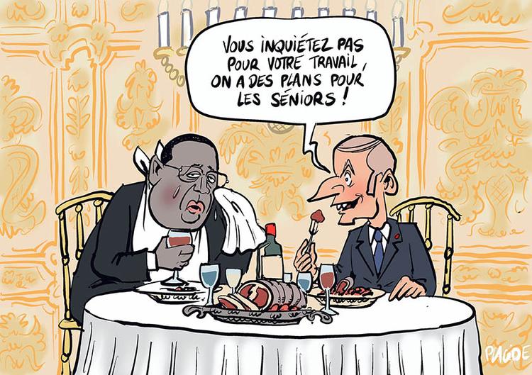 Le dîner discret de Macky Sall avec Emmanuel Macron