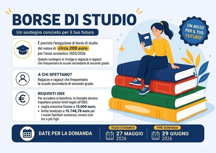 Puglia, al via domande per Borsa di Studio 2025/2026