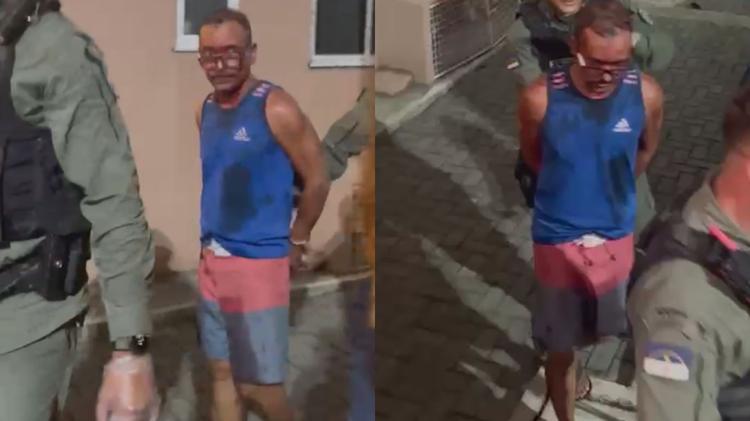 Homem esfaqueia ex-companheira dentro de casa no Grande Recife; vídeo mostra prisão em flagrante
